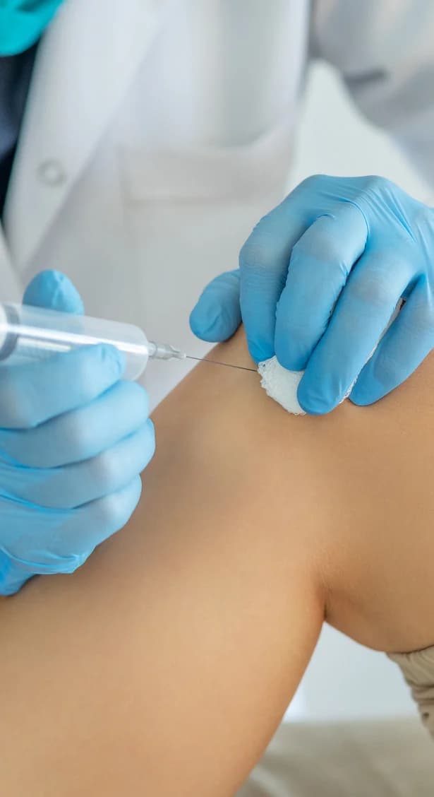 Professional joint infiltration procedure