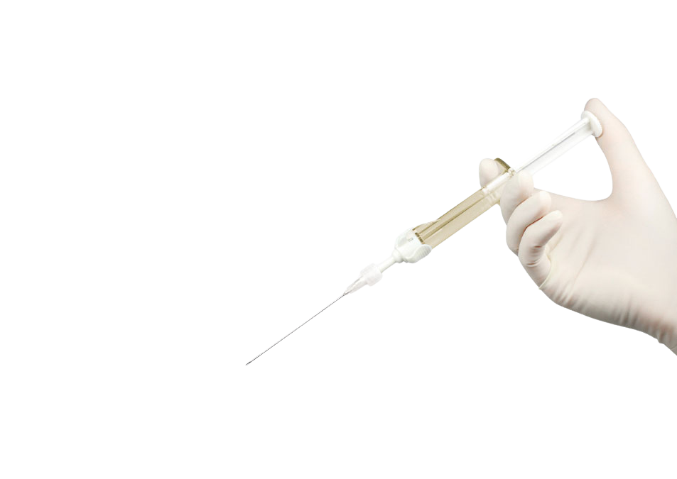 ChondroFiller® Liquid being implanted
