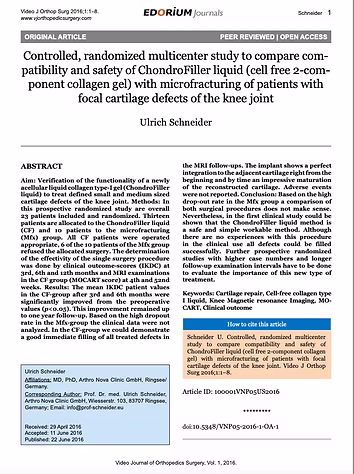 Safety of ChondroFiller